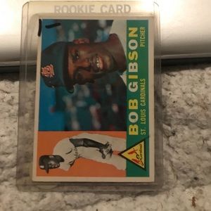 1960 Topps Bob Gibson Card